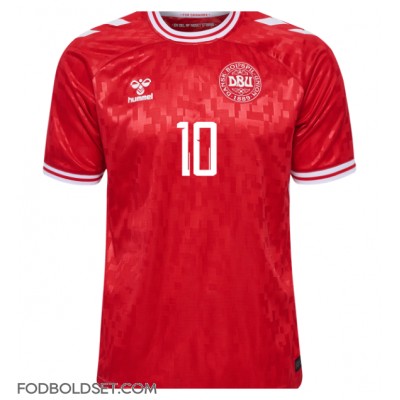 Danmark Christian Eriksen #10 Hjemmebanetrøje EM 2024 Kortærmet Danmark Christian Eriksen #10 Hjemmebanetrøje EM 2024 Kortærmet